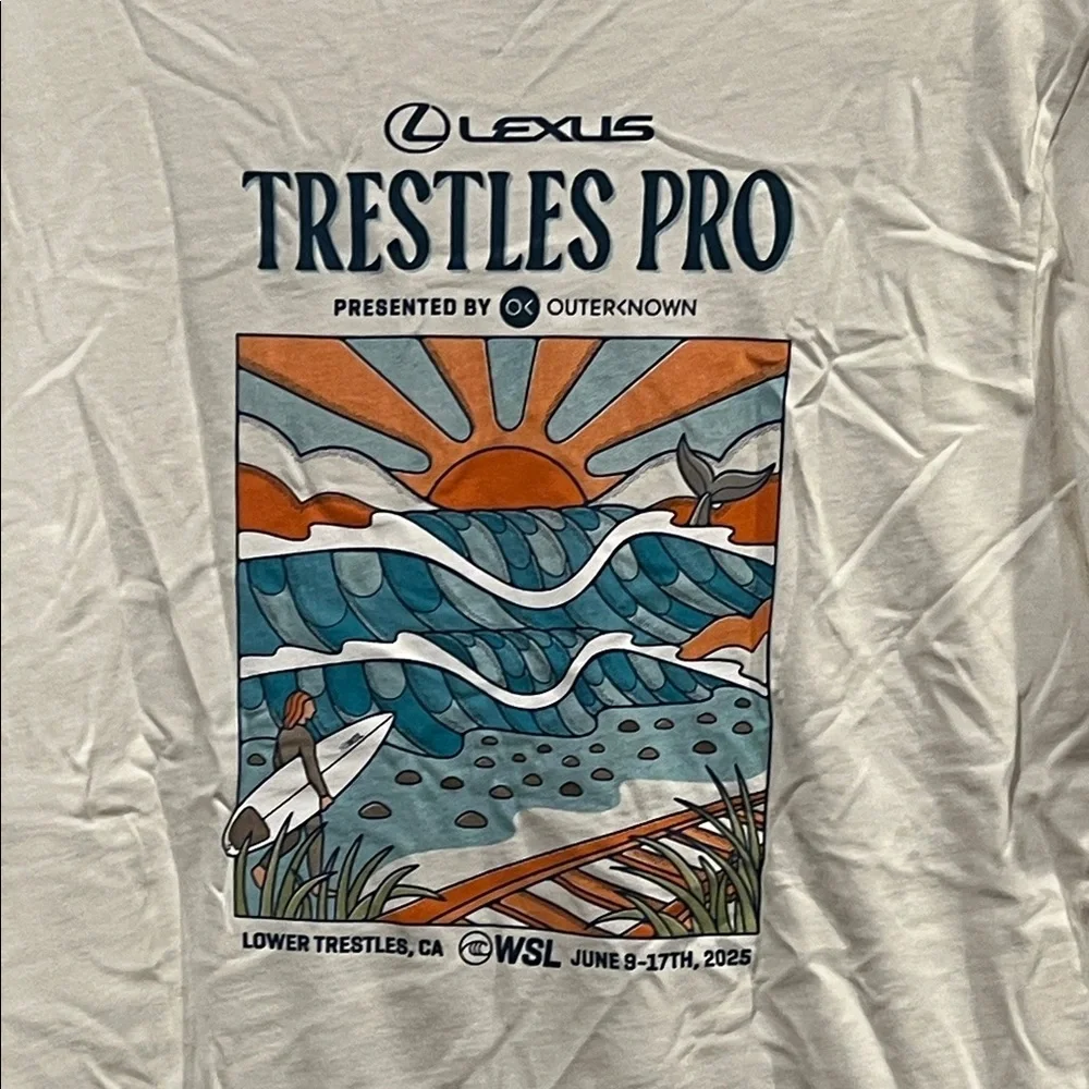 NWT-Outerknown White Short Sleeve Tee - Picture 6 of 6